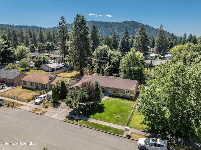 1814 E Jenny Lynn Ln, Coeur Dalene, ID 83815 - drone / aerial view of a heavily wooded area