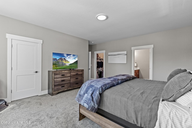 838 N Government Way, Coeur Dalene, ID 83814 - bedroom with carpet floors, a spacious closet, a closet, and ensuite bath