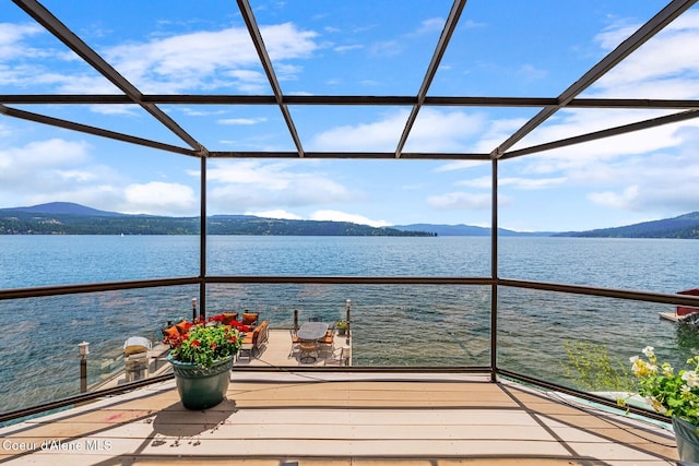 1750 W Valhalla Rd, Coeur Dalene, ID 83814 - exterior space with a water and mountain view