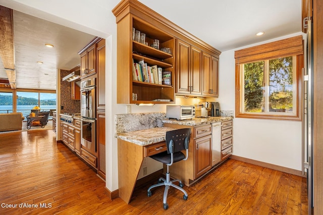 1750 W Valhalla Rd, Coeur Dalene, ID 83814 - office featuring healthy amount of natural light, hardwood / wood-style flooring, and recessed lighting