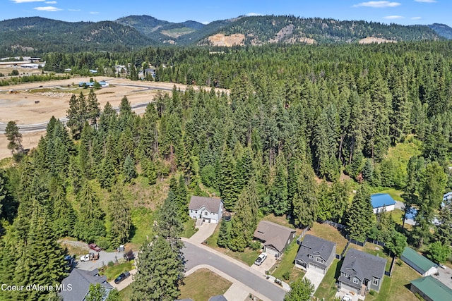 187 White Way, Priest River, ID 83856 - aerial view of property's location featuring a mountainous background