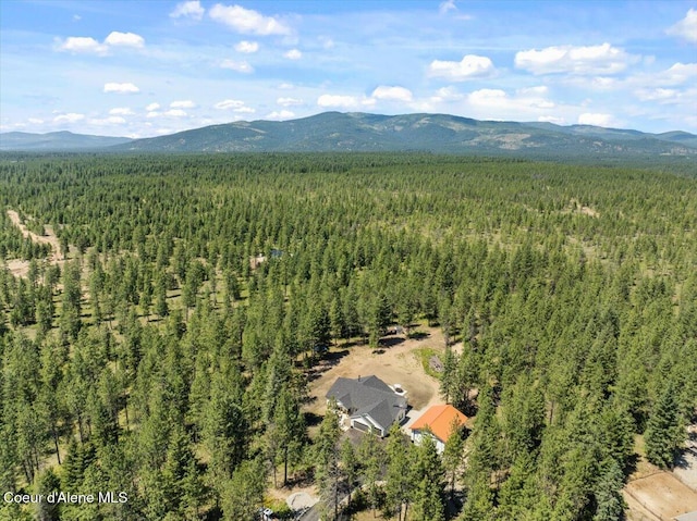 388 Wyatt Ln, Spirit Lake, ID 83869 - bird's eye view of mountains
