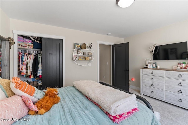 388 Wyatt Ln, Spirit Lake, ID 83869 - bedroom featuring a closet and carpet