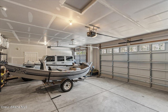 388 Wyatt Ln, Spirit Lake, ID 83869 - garage with a garage door opener