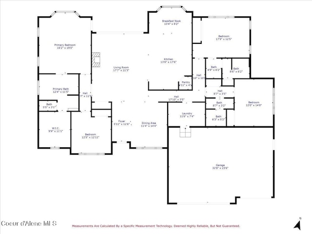 388 Wyatt Ln, Spirit Lake, ID 83869 - view of floor plan / room layout