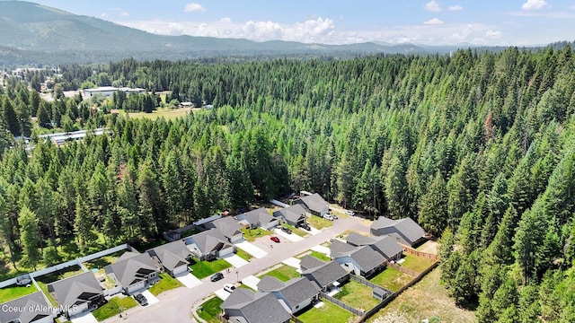 67 Bingham Way, Priest River, ID 83856 - aerial view of property's location featuring mountains and nearby suburban area