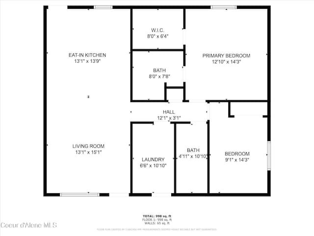 67 Bingham Way, Priest River, ID 83856 - view of home floor plan