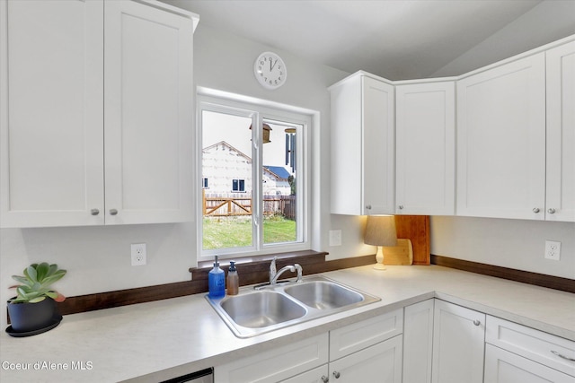 67 Bingham Way, Priest River, ID 83856 - kitchen with white cabinets and light countertops