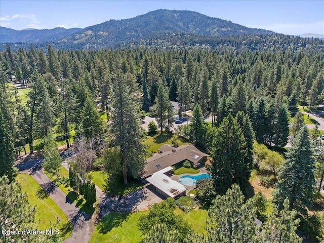 9603 N Strahorn Rd, Hayden Lake, ID 83835 - bird's eye view of a mountainous background