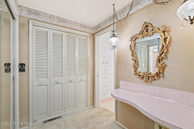 9603 N Strahorn Rd, Hayden Lake, ID 83835 - mudroom featuring light colored carpet