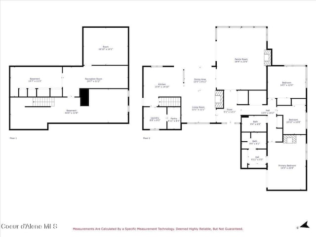 9603 N Strahorn Rd, Hayden Lake, ID 83835 - view of property floor plan