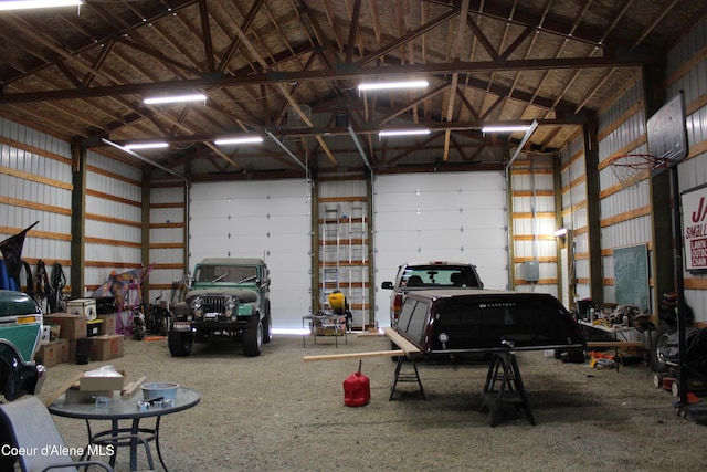 23426 N Massif Rd, Rathdrum, ID 83858 - garage featuring metal wall