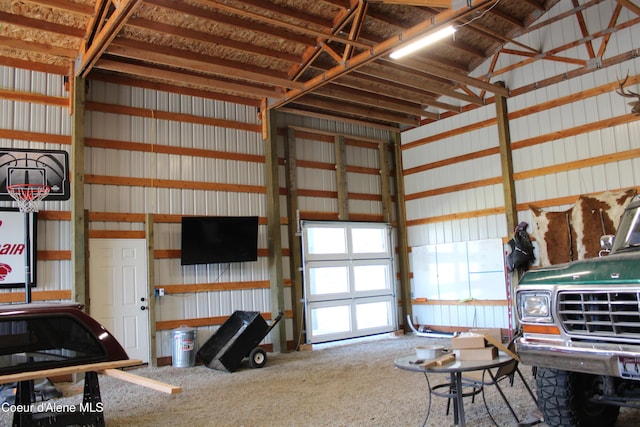23426 N Massif Rd, Rathdrum, ID 83858 - garage featuring metal wall