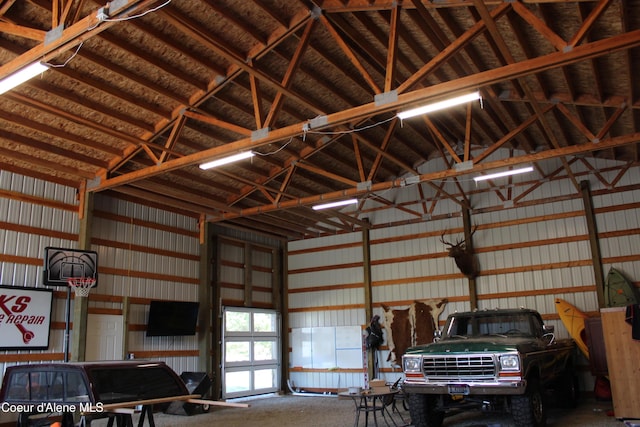 23426 N Massif Rd, Rathdrum, ID 83858 - garage featuring metal wall