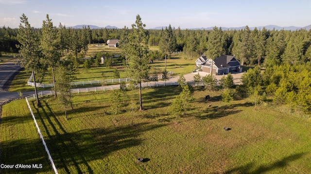 23426 N Massif Rd, Rathdrum, ID 83858 - aerial view of sparsely populated area featuring a mountainous background