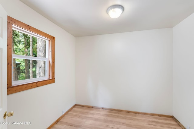 1053 Upper Pack River Rd, Sandpoint, ID 83864 - spare room with light wood-type flooring and baseboards