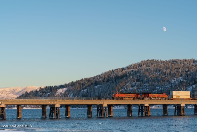 1053 Upper Pack River Rd, Sandpoint, ID 83864 - dock area with a water and mountain view