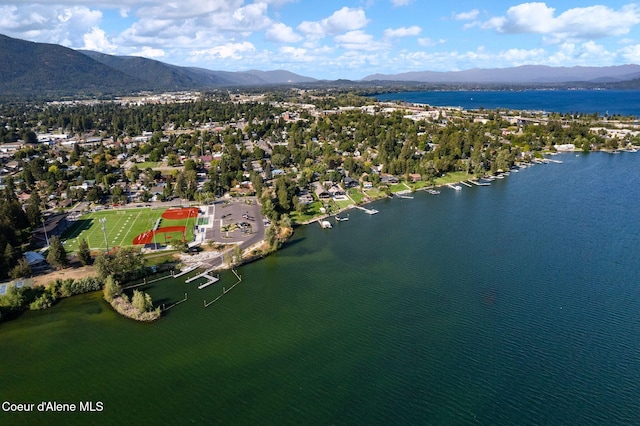 1053 Upper Pack River Rd, Sandpoint, ID 83864 - bird's eye view of a water and mountain view