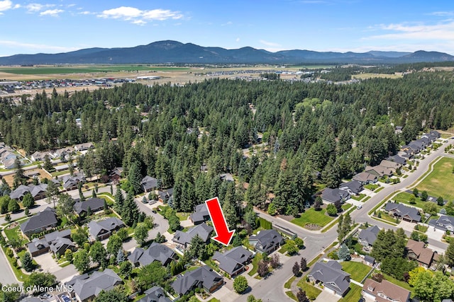 11477 N Rocking R Rd, Hayden, ID 83835 - view of property location featuring a mountain backdrop