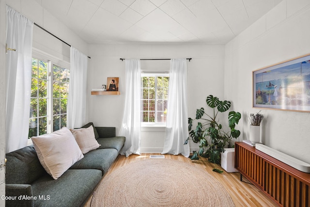114 E Foster Ave, Coeur Dalene, ID 83814 - living area featuring wood finished floors and plenty of natural light