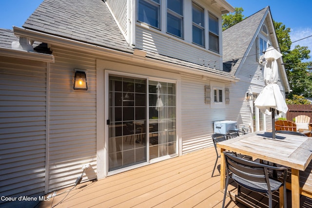 114 E Foster Ave, Coeur Dalene, ID 83814 - deck featuring outdoor dining space
