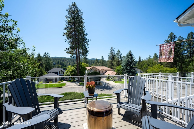 5570 E Shoreline Dr, Post Falls, ID 83854 - view of wooden deck