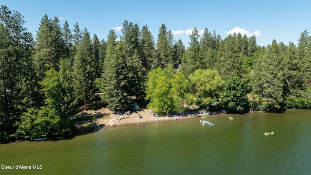 5570 E Shoreline Dr, Post Falls, ID 83854 - water view with a forest