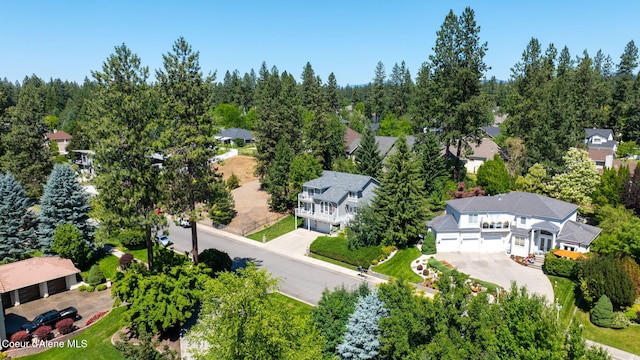 5570 E Shoreline Dr, Post Falls, ID 83854 - aerial view of property and surrounding area