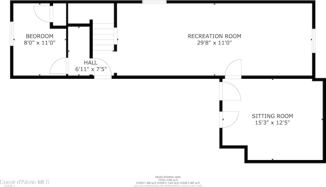 5570 E Shoreline Dr, Post Falls, ID 83854 - view of property floor plan