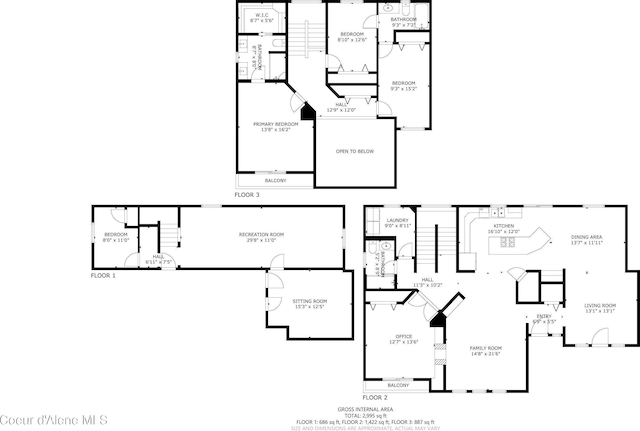 5570 E Shoreline Dr, Post Falls, ID 83854 - view of property floor plan