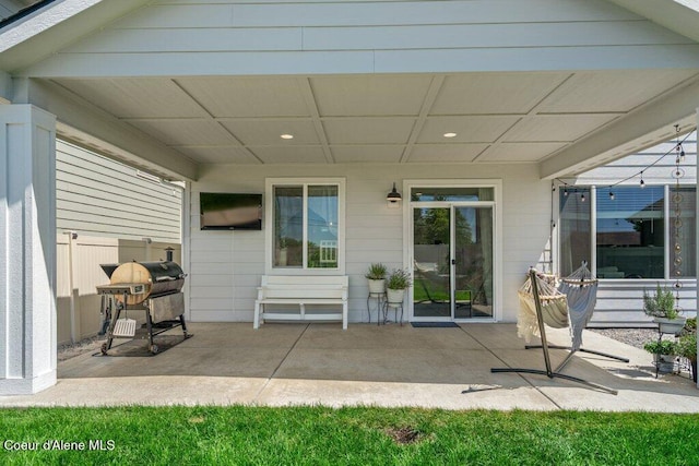 1839 N Skagit Dr, Post Falls, ID 83854 - view of patio with a grill
