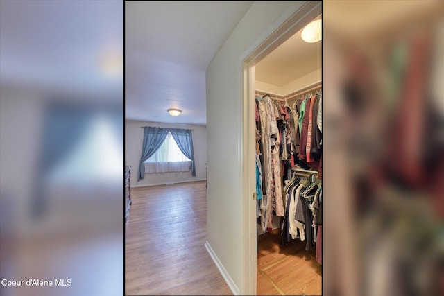 3789 N Steven Pl, Coeur Dalene, ID 83815 - hallway with wood finished floors
