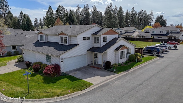 3789 N Steven Pl, Coeur Dalene, ID 83815 - traditional home featuring a shingled roof, driveway, and a residential view