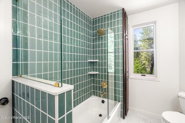 28729 Ramsey Rd, Athol, ID 83801 - full bathroom featuring toilet and bathing tub / shower combination