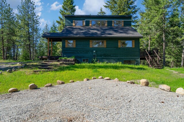 28729 Ramsey Rd, Athol, ID 83801 - view of front of house featuring stairway