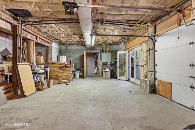 784 Twin Rivers Rd, Athol, ID 83801 - basement featuring water heater