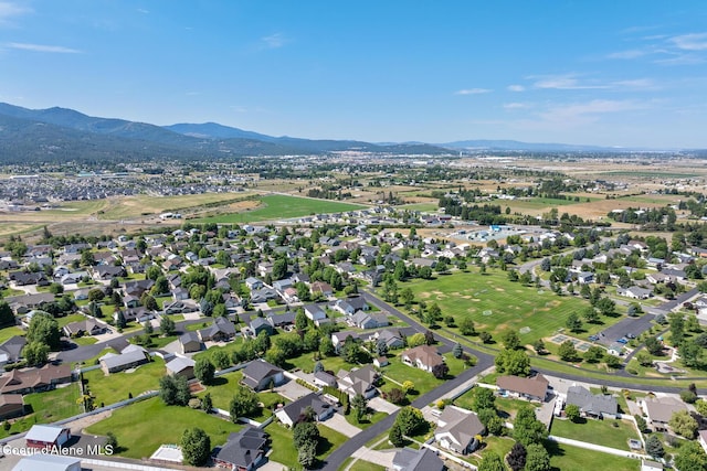 2042 W Heavenly Star Ct, Post Falls, ID 83854 - aerial view of property's location with mountains