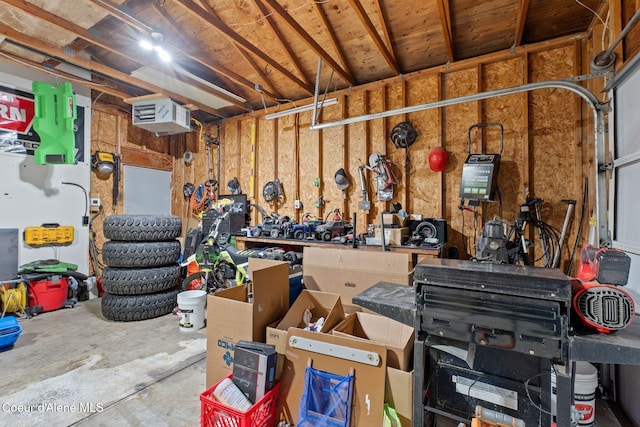 7386 W Sunrise Ct, Rathdrum, ID 83858 - storage area with a garage and a heating unit