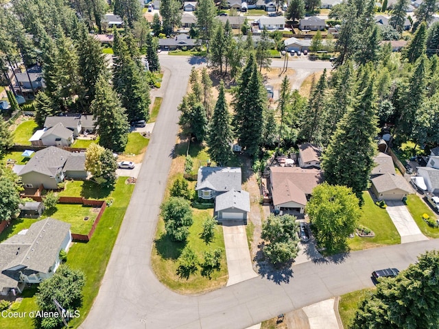 7386 W Sunrise Ct, Rathdrum, ID 83858 - aerial view of property and surrounding area featuring nearby suburban area