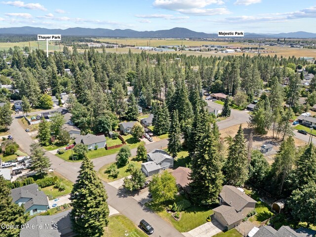 7386 W Sunrise Ct, Rathdrum, ID 83858 - aerial view of mountains