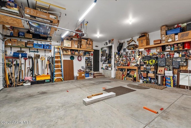 2636 N Wrenley Ln, Post Falls, ID 83854 - garage featuring a workshop area