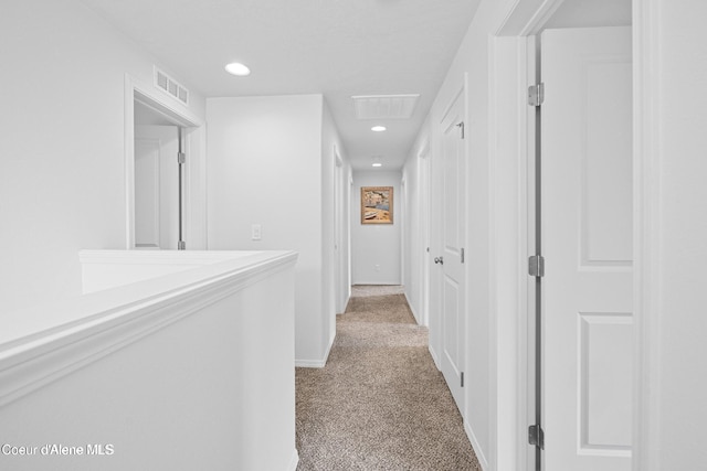 21714 S Lakeview Dr, Worley, ID 83876 - corridor with light carpet and recessed lighting