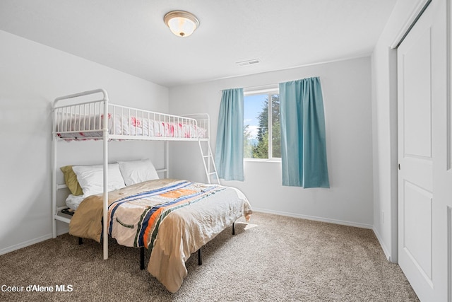 21714 S Lakeview Dr, Worley, ID 83876 - bedroom with carpet floors and baseboards