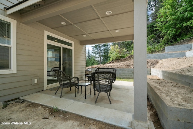 21714 S Lakeview Dr, Worley, ID 83876 - view of patio with outdoor dining space