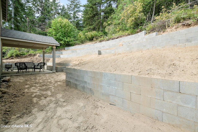 21714 S Lakeview Dr, Worley, ID 83876 - view of yard with a patio area