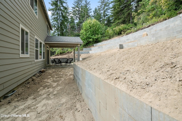 21714 S Lakeview Dr, Worley, ID 83876 - view of yard featuring a patio area and outdoor dining space