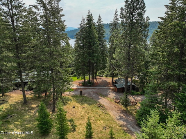 21714 S Lakeview Dr, Worley, ID 83876 - view of yard with a mountain view