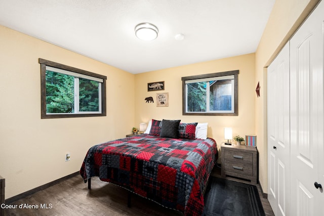215 Gordon Dr, Priest Lake, ID 83856 - bedroom with wood finished floors and a closet