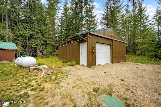 215 Gordon Dr, Priest Lake, ID 83856 - detached garage featuring driveway