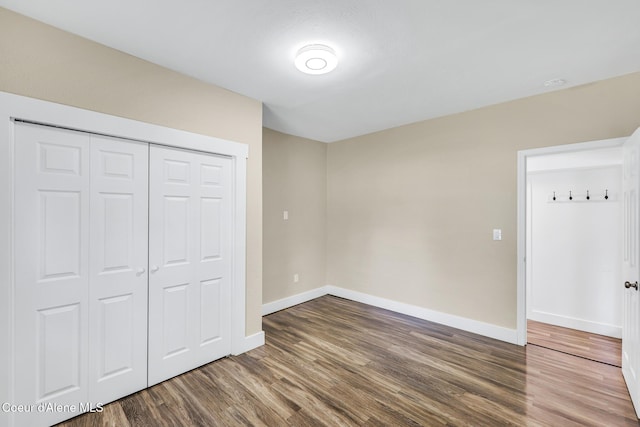 4204 N Jefferson St, Spokane, WA 99205 - unfurnished bedroom with wood finished floors and a closet